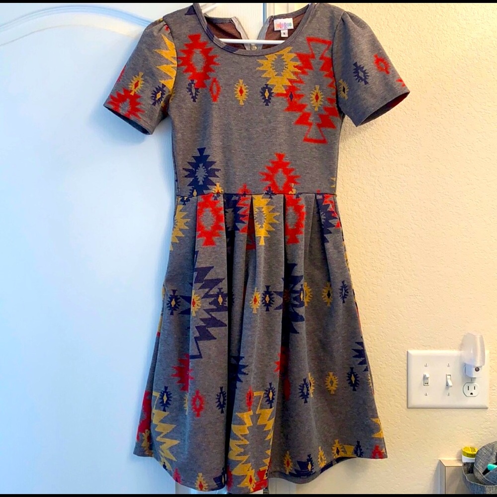 LuLaRoe Amelia Aztec Print Dress